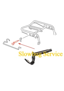 VW GOLF MK1 MK2 MAGGIOLINO SCIROCCO - BULLONE BLOCCO SEDILE LOCKING BOLT SEAT - Bild 1 von 1