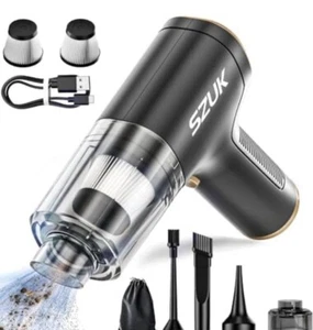 Mini Car Vacuum 12000PA Wireless Handheld Car Vacuum Cleaner High Power Cordless - Picture 1 of 6