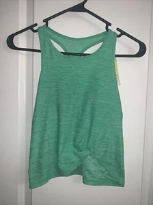 NWT Girl’s All In Motion Green Athletic Tank Top Shirt Size XS 4/5 - Picture 1 of 2