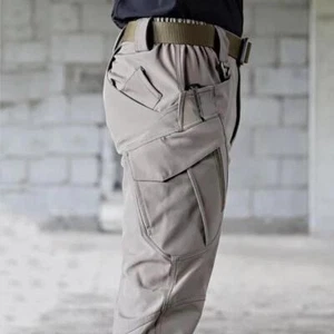Men's Spring Autumn Tactical Cargo Elastic Pants Combat Trekking Hiking Camping - Picture 1 of 25