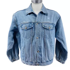 Vintage 90s Copa Banana Blue Denim Jean Jacket Trucker Size Large.        MB4 - Picture 1 of 10
