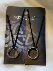 Supernatural Join The Hunt Jerk Bestie Ring Necklace Set - Picture 1 of 6