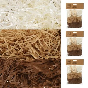 Easter Grass Basket Filler Grass 3 Color -CreamKhakiBrown Raffia Recyclable P... - Picture 1 of 6