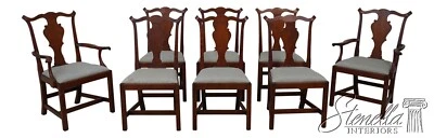 L60813EC: Juego de 8 sillas de comedor ELDRED WHEELER Cherry Chippendale Foto 1 de 4