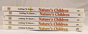 Lot of 5 Getting to Know Nature's Children Hardbacks 5 Flip Books, 10 Animals - Picture 1 of 11