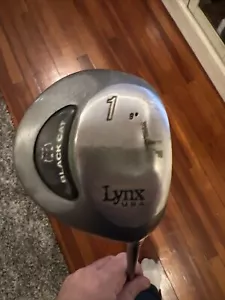 LYNX BLACK CAT TITANIUM Driver 9* 45” FLARE UNIFIBER STIFF FLEX RH - Picture 1 of 7
