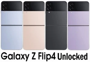 Samsung Galaxy Z Flip4 5G SM-F721U GSM Unlocked 8GB Fair Condition Read - Afbeelding 1 van 8