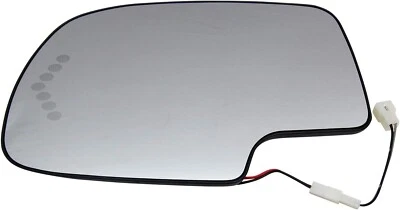 Espejo retrovisor de remolque del lado del conductor y placa de respaldo para flecha de señal de giro de calor Tahoe Foto 1 de 4