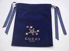 Navy-Blue/Gold Gucci Holiday (Velvet-Lined) Cosmetic-Makeup Bag/Pouch