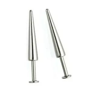 Langer Kegel Kegel Labret Monroe Spitze 14g 1,6 mm Silber 1 Paar - Bild 1 von 1