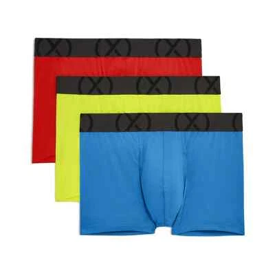 2(X)IST Men's Sport Mesh Pride No Show Trunks. 3 pack - Image 1 of 4