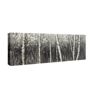 Canvas Wall Art Print Painting Reproduction Picture Gray Trees Home Decor Framed - Picture 1 of 8