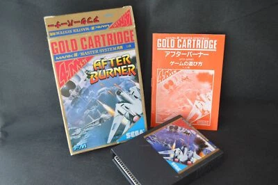 AFTER BURNER SEGA Master system MK-2000/Mark3 Cart and Box, Working-f1001- - Image 1 of 4