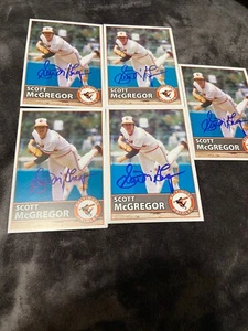 Scott MccGregor Autographed Orioles Postcard - Picture 1 of 1