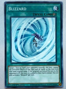 Yugioh 2021 Tin of Ancient Battles Blizzard casi nuevo/muy bueno - Imagen 1 de 1