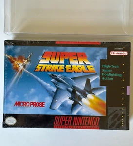 Super Strike Eagle (Super Nintendo, 1993) SNES Brand New Factory Sealed CIB - Picture 1 of 7