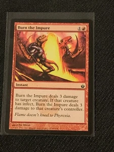 Magic the Gathering Mirrodin Besieged Burn the Impure - Picture 1 of 2
