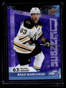 2021 UD Ice Sub Zero Brad Marchand #SZ-12 Boston Bruins - Picture 1 of 2