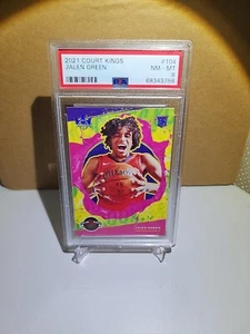 2021 Jalen Green Court Kings PSA 8 #104 - Picture 1 of 2