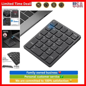 Compact Wireless Numeric Keypad - 26-Key Rechargeable Bluetooth for Maximum Ease - Picture 1 of 9