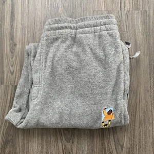 Vtg Platinum Fubu Joggers Sweatpants Gray L Mens Fat Albert Embroidered Y2k - Picture 1 of 11