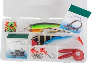 Corofish Brochet Sandre Boîte à Appâts Wobbler Clignotant Poissons Caoutchouc - Photo 1/2