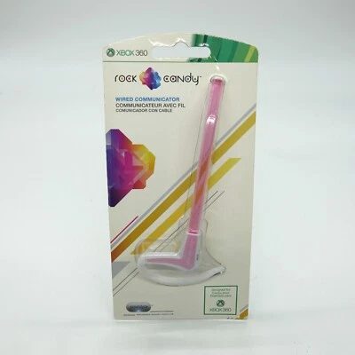 Pink Rock Candy Wired Communicator for Xbox 360 Brand New  - Image 1 of 4