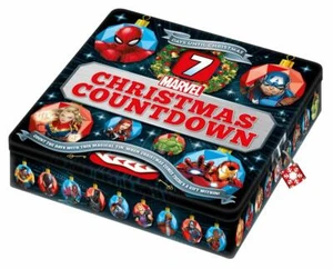 MARVEL Countdown to Christmas - Tin, Treasury & Stickers   NEW + *FREE P&P* - Imagen 1 de 5