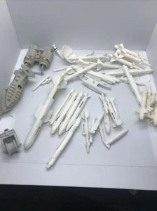 Vintage 1980's GI Joe ARAH Vehicle White Grey Missile Rocket Parts 38 Piece Lot - Picture 1 of 11