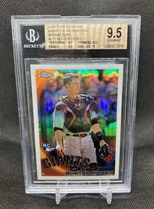 2010 Topps Chrome Wrapper Redemption Refractor Buster Posey Rookie Card RC BGS