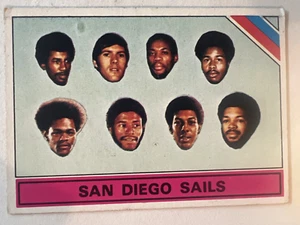 1975 Topps Basketball Card #328 San Diego Sails Team Checklist - EX - Picture 1 of 2
