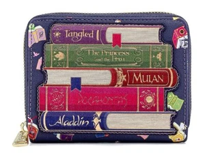 Cartera Loungefly Disney Princess Books con cremallera alrededor - Imagen 1 de 4