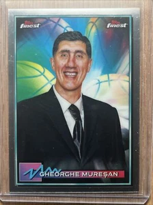 2021 Topps Finest Basketball Refractor #56 Gheorghe Muresan - Picture 1 of 2