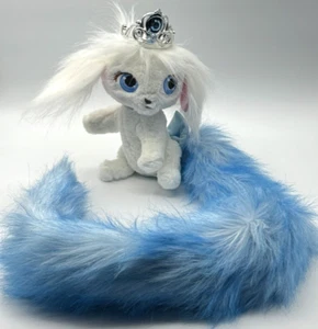 Disney Palace Pets Pumpkin Cinderella White Dog Tiara Blue Tail - Picture 1 of 14