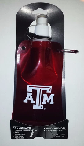 TEXAS A&M AGGIES FOLDABLE WATER BOTTLE GREAT FOR GAMEDAY! Cover