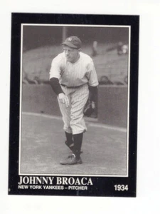1992 Conlon Collection Johnny Broaca #517 New York Yankees Free Shipping - Picture 1 of 2