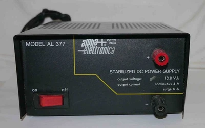 Alimentation 13,8 volts Alpha Elettronica AL 377 pour CB, récepteur trafic, etc - Bild 1 von 4