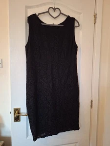 Black Lace dress size 16 by TU - Picture 1 of 3