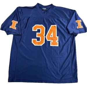 Vintage NCAA by KA Inc Fighting Illini University of Illinois Football Trikot XL #34 - Bild 1 von 10