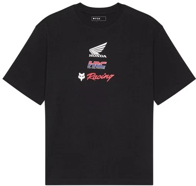 Camiseta Fox Racing Honda de gran tamaño para hombre manga corta negra XXL Foto 1 de 4