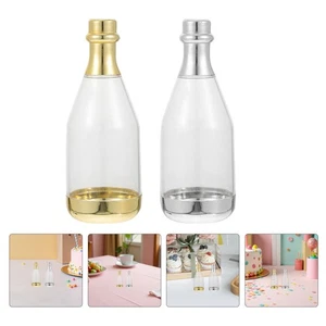 Mini contenedor de botellas de 12 piezas: botellas de caramelo pequeñas de plástico hágalo usted mismo favor mini caramelo - Imagen 1 de 12
