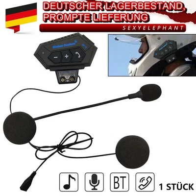 AUCHIVES Motorrad Bluetooth Headset Lautsprecher Kopfhörer Bluetooth Helm Headset