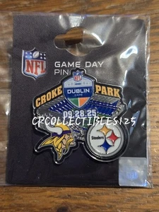 2025 Pittsburgh Steelers VS Minnesota Vikings Game Day Pin 9/28/25 NEW DUBLIN - Picture 1 of 1