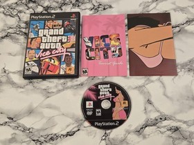 GTA Grand Theft Auto Vice City (Sony Play Station 2, PS2, 2002) -- Map + Poster