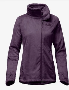 NORTH FACE Women Osito Parka Fleece Jacket - Dark Eggplant Purple BNWT Vintage M - Picture 1 of 20
