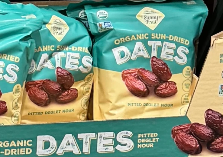 Sunny Fruit Organic Sun Dried Dates Pitted Deglet Non GMO 40 Oz