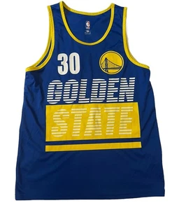 Golden State Warriors Shirt Herren Medium Blau Steph Curry Ärmellos Tank Top NBA - Bild 1 von 5