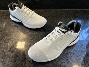 New Stromberg Terra Firma Mens Spiked Waterproof Golf Shoes White Size 9 - Picture 1 of 12