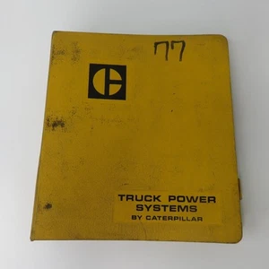 Caterpillar Truck Power Systems Brochures in Binder Lot of 12+ Vintage CAT - Picture 1 of 24