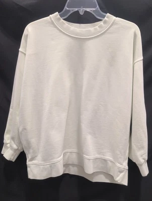 Lululemon Light Lime Perfectly Oversized Crew Sweatshirt, Women's Size 6 - Image 1 of 4